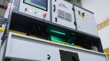 Green Laser Marking System for Extruded Plastic Gas Pipes