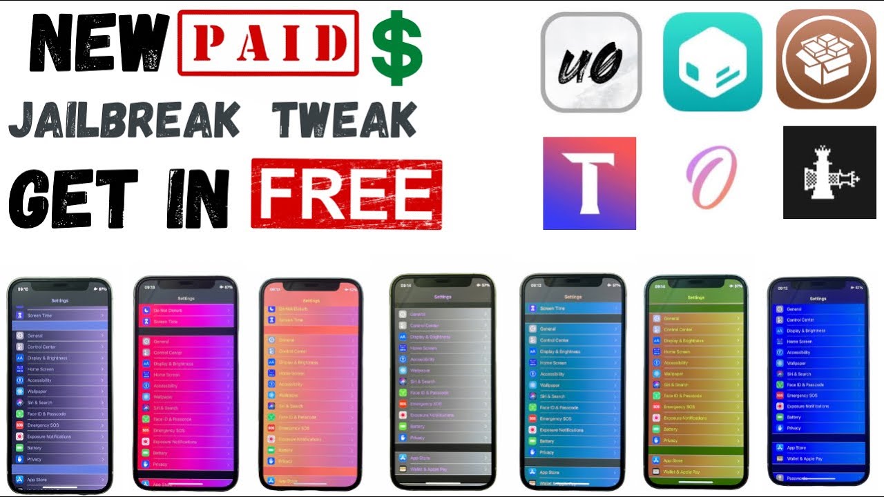 How to Get Paid (Cydia) Jailbreak Tweaks   in Free | New Cydia Tweak 2022 |