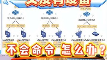 多交换机vlan互通 华为ensp实验，不同交换机vlan互通教程#ensp #ensp模拟器 #vlan配置 #交换机配置