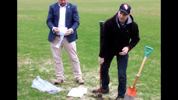 Demonstration of soil sampling for soil carbon stock  ( SOC ) assessment