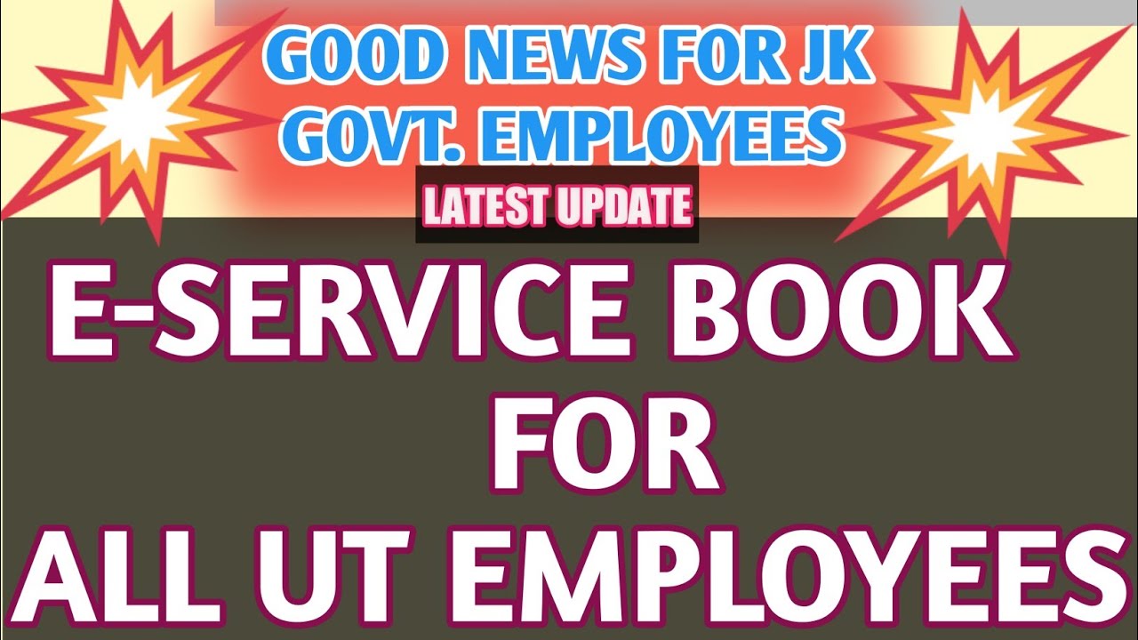 Eservice books of all JK UT employees Administrave Management System