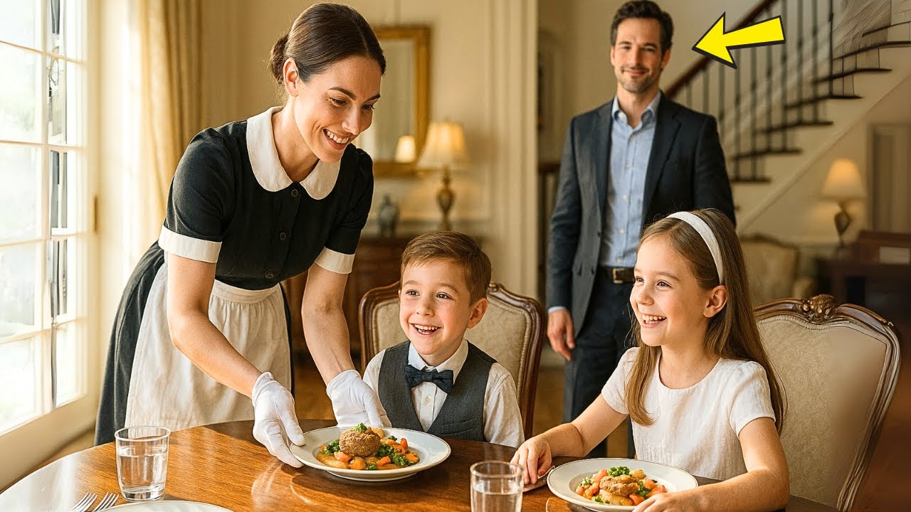 DIE MILLIONÄRSZWILLINGE AßEN NICHTS, BIS DAS NEUE KINDERMÄDCHEN ETWAS TAT – UND DER WITWER-VATER...