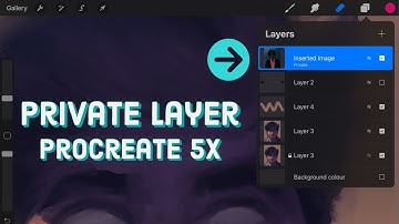Private Layers in Procreate 5x | Quick Short Tutorial.