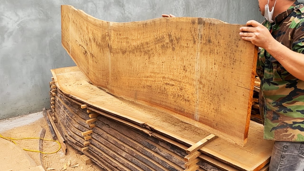 Woodworking Techniques Extremely Strange | Build Beautiful Curved Wooden Stair Railing Hand-Crafted