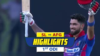 1st ODI | Highlights | Afghanistan Tour Of Sri Lanka | 25th November 2022