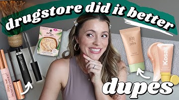 BRAND NEW DUPES ... the drugstore did it BETTER than high end makeup!
