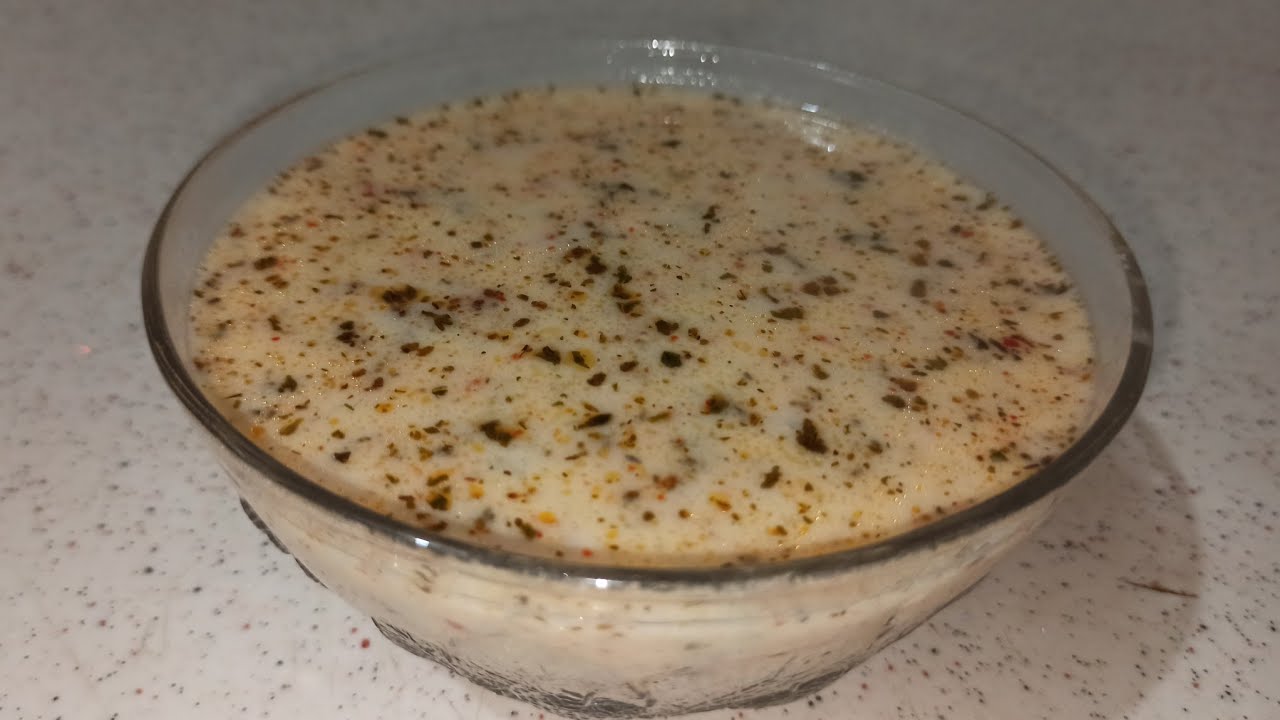 Hatay'ın Meşhur Tuzlu Yoğurdundan Tuzlu Yoğurt Çorbası Nasıl Yapılır / Tuzlu Yoğurt Çorbası Tarifi