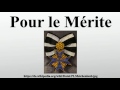 Pour Le Mérite
