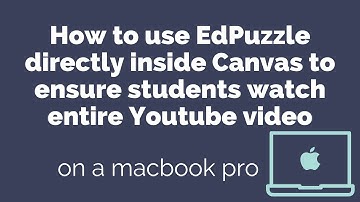Using EdPuzzle directly in your Canvas course and how to set it up