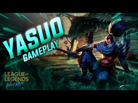 UM DOS HERÓIS MAIS FORTE DO WILD RIFT! YASUO • COMO JOGAR? 🗡️ LEAGUE OF ...