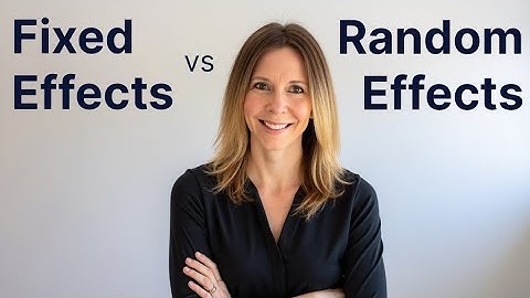 Fixed vs Random Effects (Finally Explained)