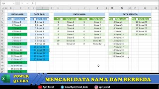 Celebrity Learn Indonesian Excel Power Query / Finding the Same Data in Excel Net Worth