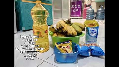 ENGLISH ASSIGNMENT IX // MAKE FRIED BANANA