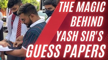 Questions of ISC Math Board Paper which were similar/same to the GUESS PAPERS (Haters Must watch..)