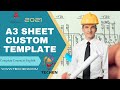 Master AutoCAD 2021: Effortlessly Create A3 Sheet Size Template!
