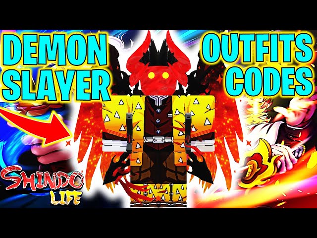 ⭐SHINDO LIFE CUSTOM SLAYER OUTFIT CODES 2022⭐ : r/Gamers