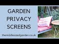 Garden privacy screens - new ideas and clever ways to make your garden private!