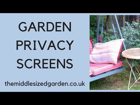 Garden privacy screens - new ideas and clever ways to make your garden private!