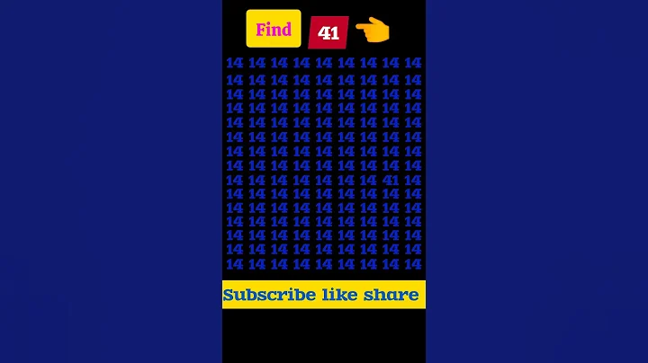 Find 41 #shorts #iqtest #viral #trending #ytshorts #shortsfeed #youtubeshorts #oddoneout #find