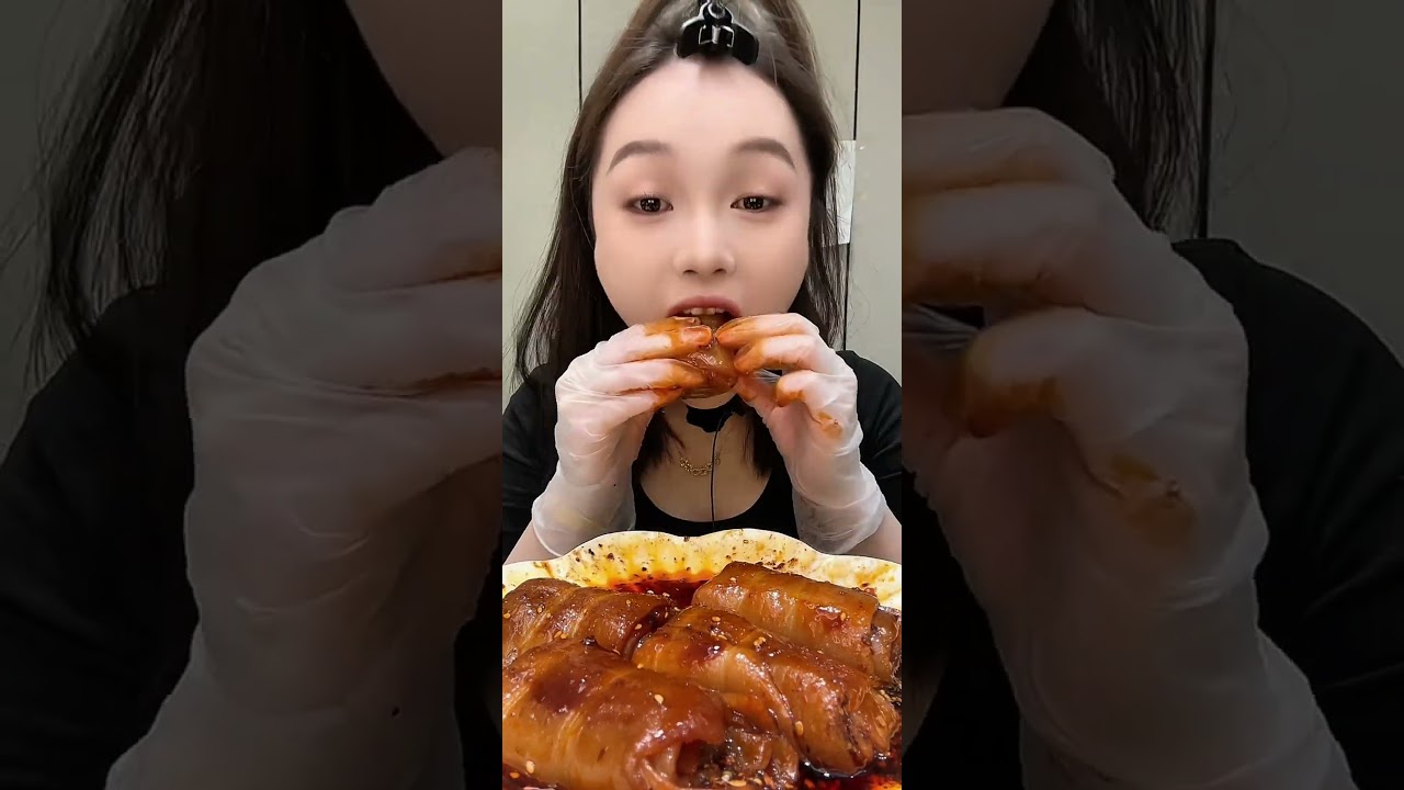 【ASMR】【MUKBANG】 DELICIOUS 東坡肉 - PORK BELLY EATING SHOW | CHINESE FOODS