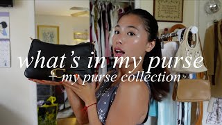 whats in my purse + purse collection