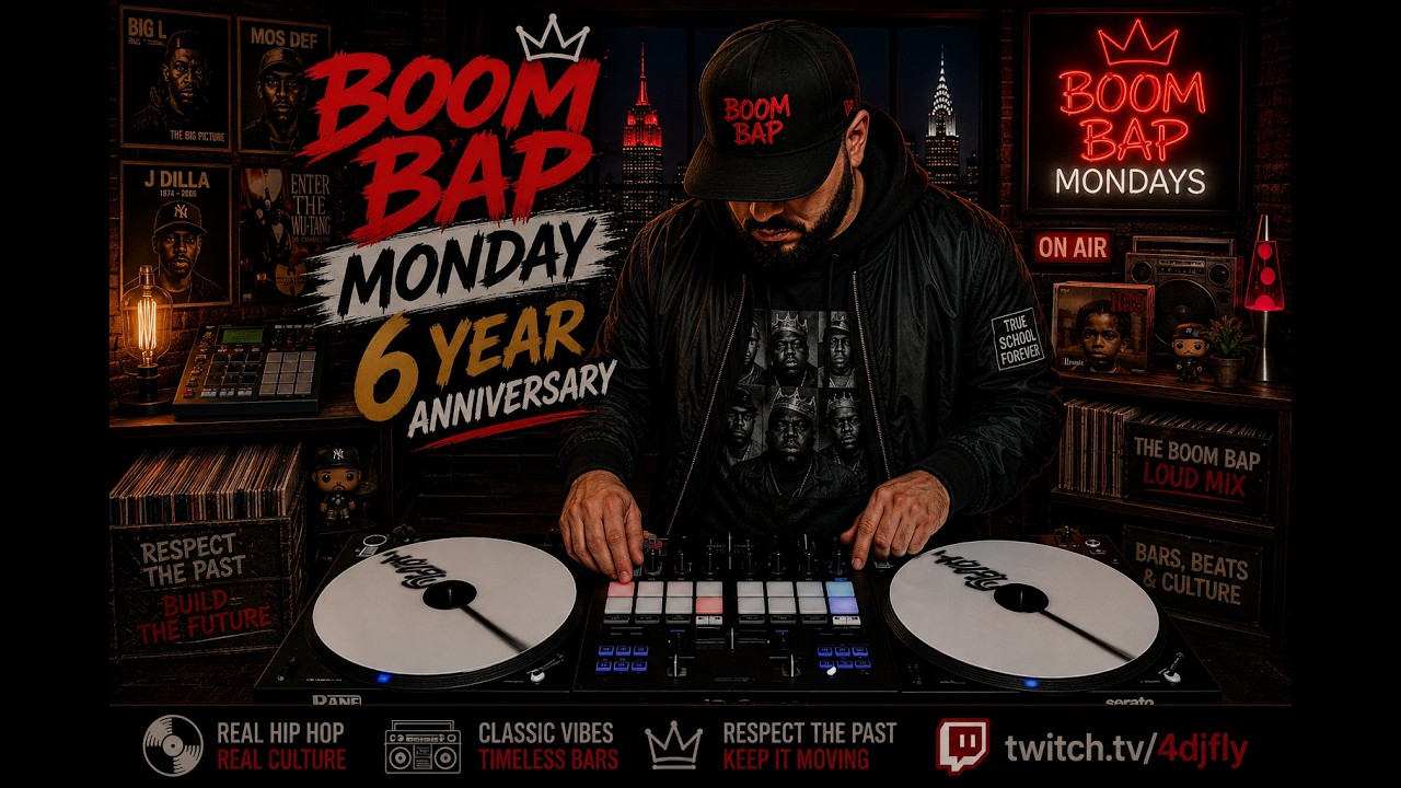 Boom Bap Monday 6 Year Anniversary | 90s Boom Bap Mix | Mobb Deep