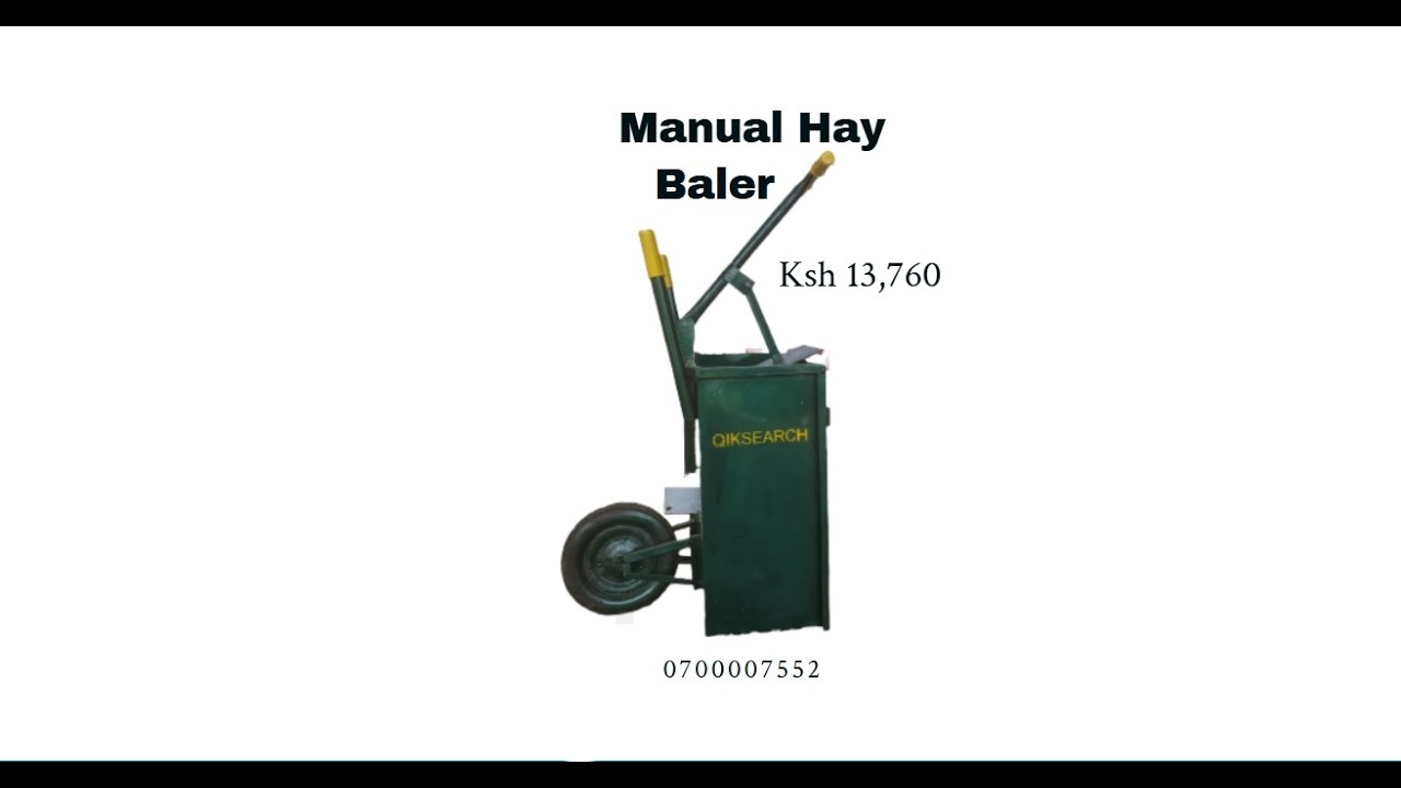 Manual Hay Baler – Portable Hand Operated Baling Machine 0700007552