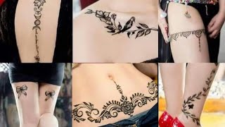 رسومات حنه وتاتو رقيقه جدا وسهله/tattoo drawings