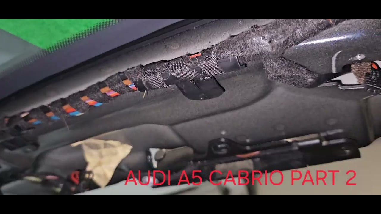 AUDI A5 CABRIO PART 2 Windshield replacement