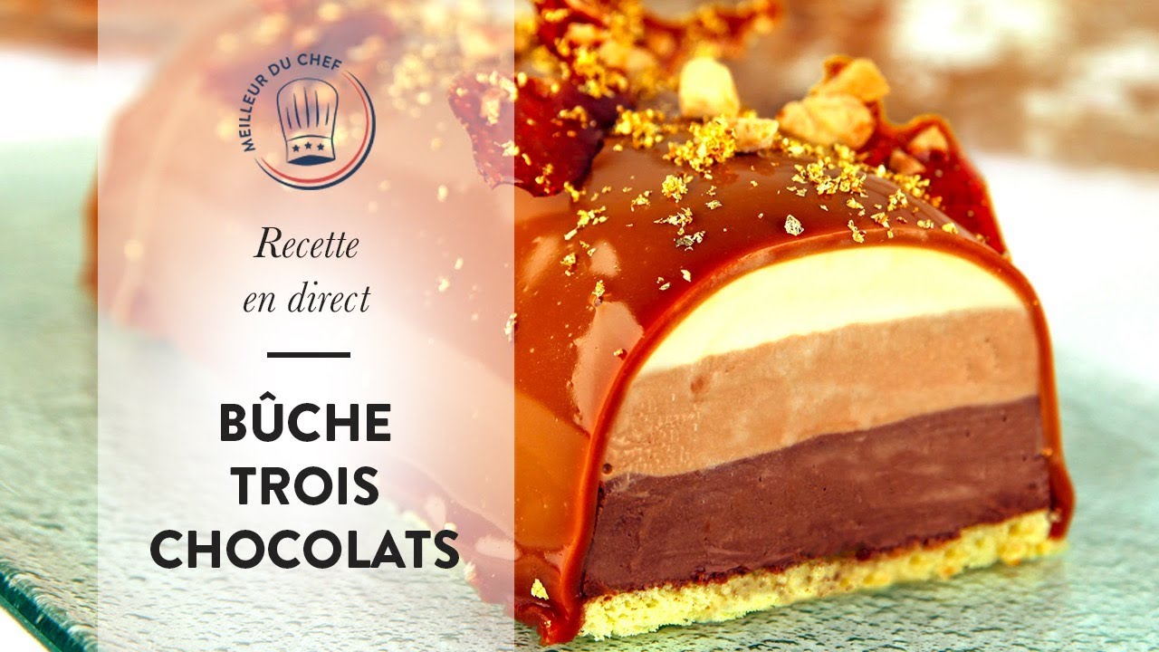 Recette de Noël en direct : la Bûche Trois Chocolats !