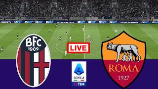 🔴 In Diretta : Bologna vs Roma | Serie A 2025/26 | VIdeo Game Simulation