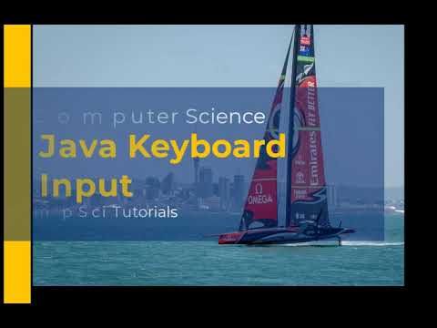 04 - Java keyboard input