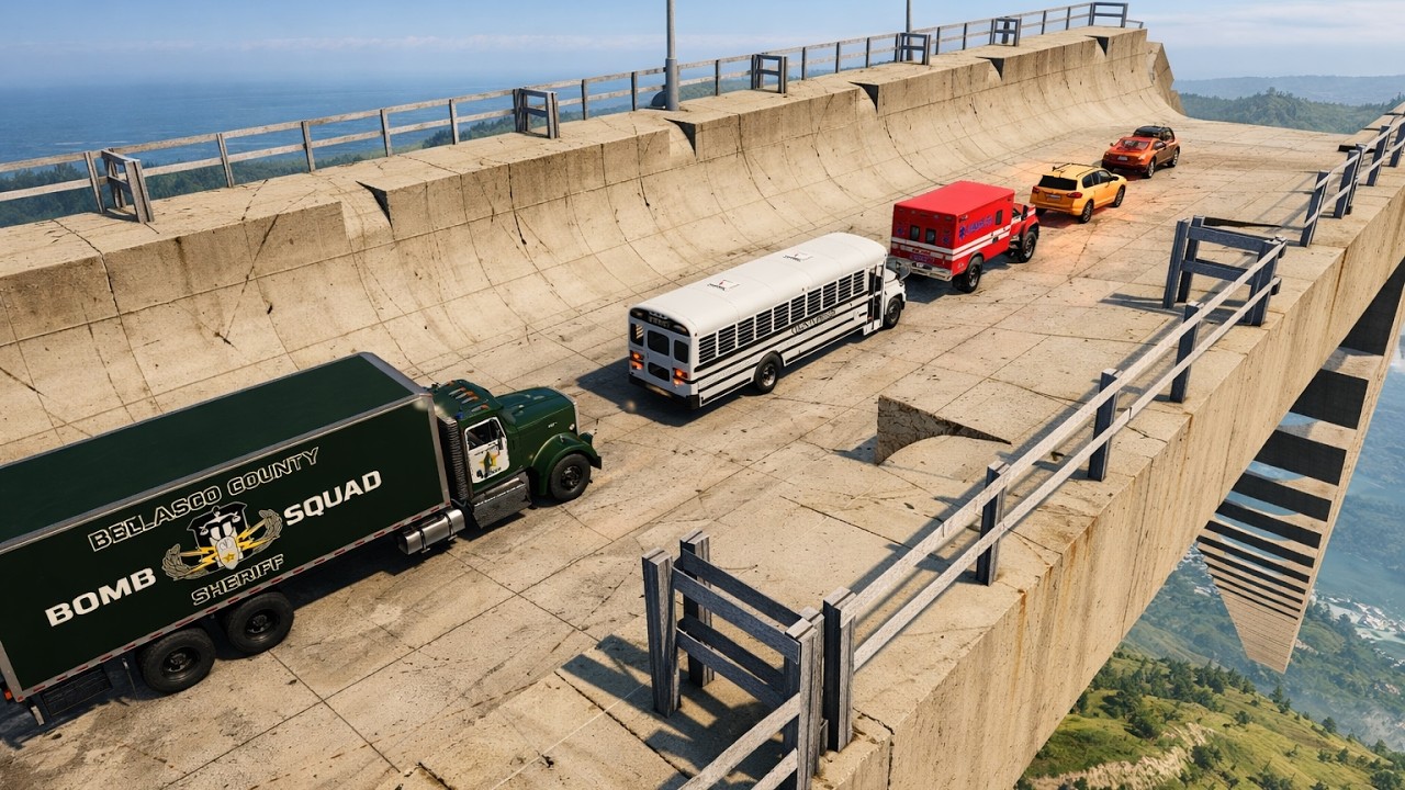 Full Throttle Downhill Carnage! 💥🚗💨 | BeamNG.drive