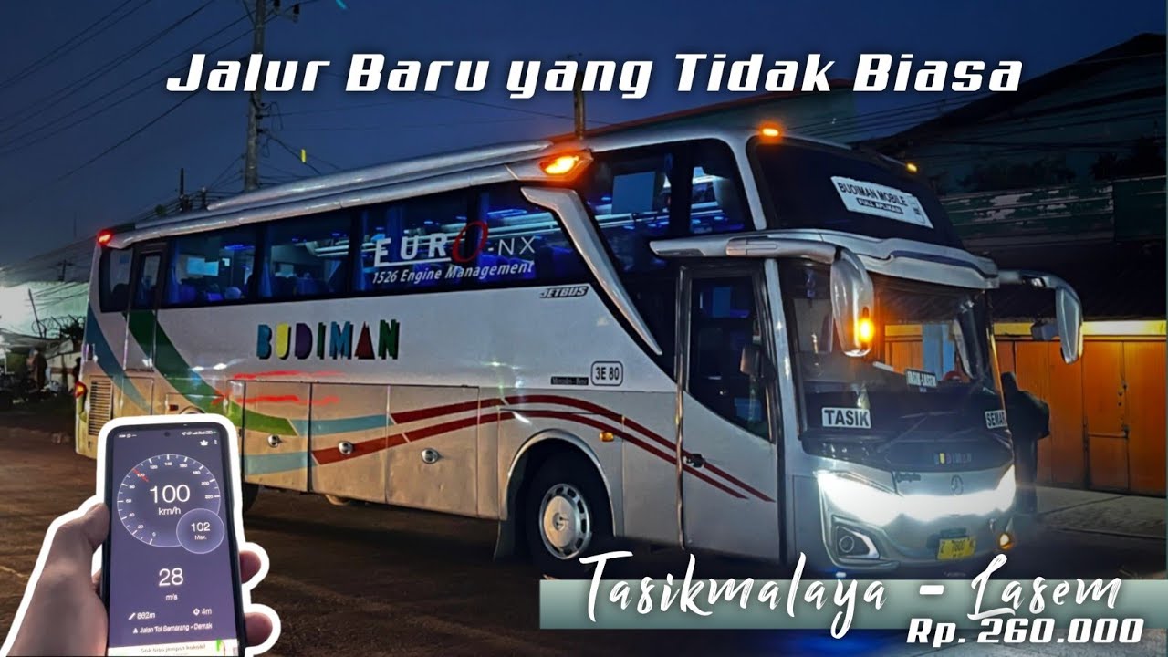 SULTAN PRIANGAN TIMUR DI JALUR MURIA RAYA PALING TIMUR ‼️FULL TRIP BUS BUDIMAN TASIK-LASEM
