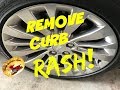 How To Remove Wheel CURB RASH...Fast!