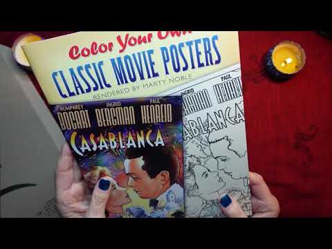 ASMR | Subscriber Gift - Lovely Colouring Book - Whispered Chat & Colouring