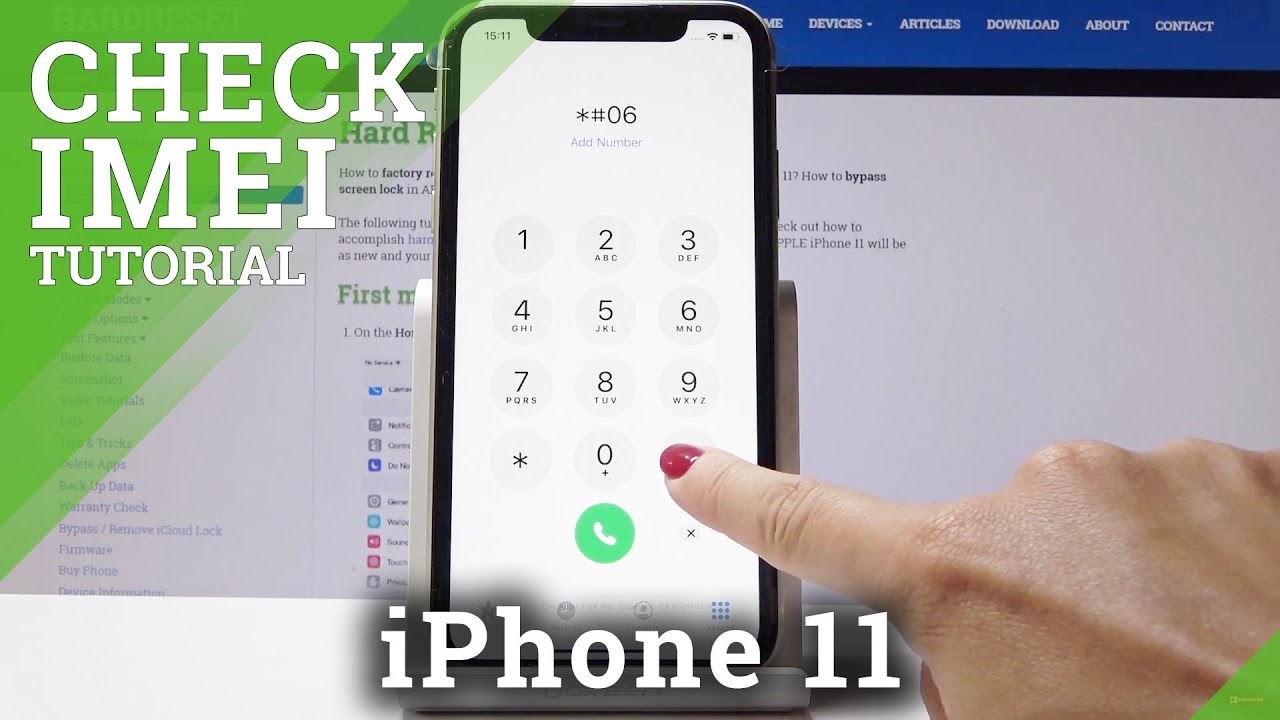 เช็ค serial number apple  Update 2022  How to Check IMEI Number in iPhone 11 - Find APPLE Serial Number