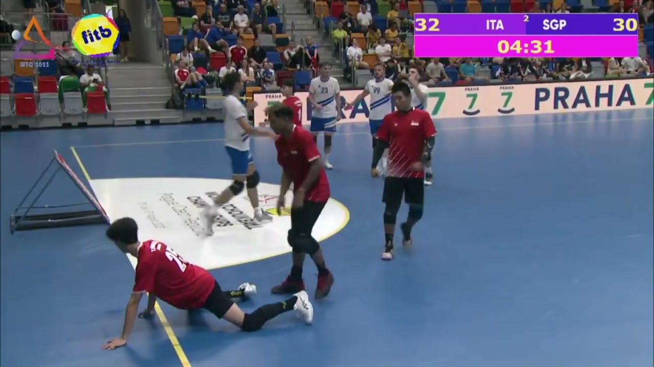 SINGAPORE vs ITALY | M SEMI-FINAL | FULL GAME HIGHLIGHTS | WORLD TCHOUKBALL CHAMPIONSHIPS 2023