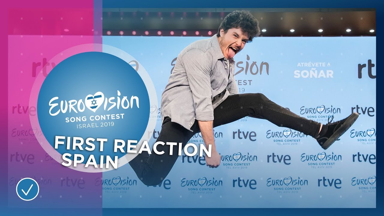 First Reaction Of Miki From Spain Eurovision Song Contest 2019 Youtube