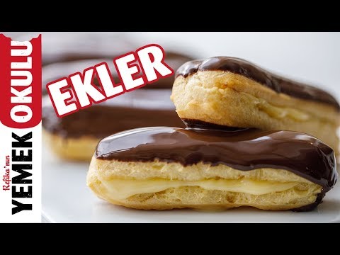 Eclair Recipe | How to Make Eclair at Home I Burak&rsquo;s Bakery