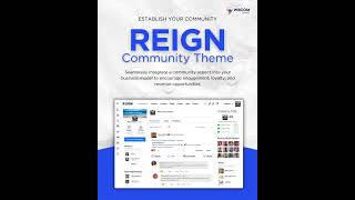 REIGN Community Theme - Seamlessly Integrate Community into Your Business Model #wordpress #website