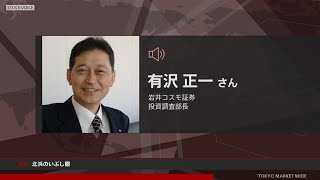 北浜のいぶし銀 5月17日 岩井コスモ証券 有沢正一さん