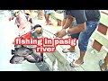 fishing in pasig river using hook and line