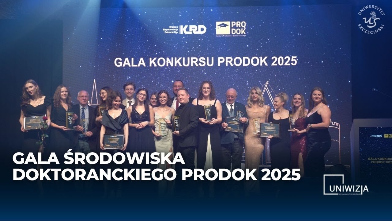 Gala Nagród Środowiska Doktoranckiego ProDok 2025 - YouTube