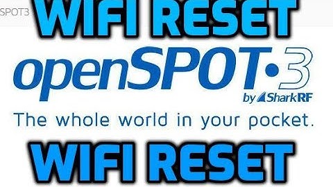 OpenSpot 3-  Driving you mad follow these steps to get back on air