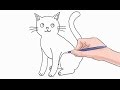 How to Draw a Cat Easy Step by Step