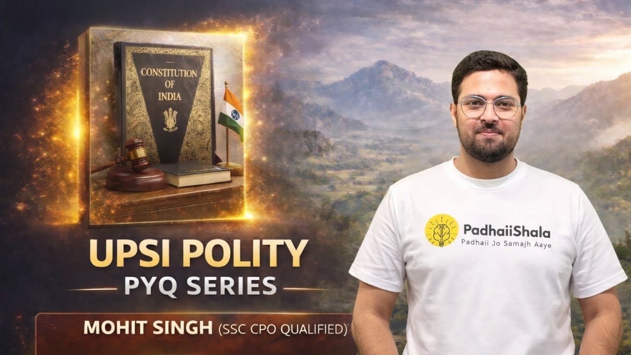 UPSI Polity PYQ Series 2026 | संविधान ke Most important pyq | Full Analysis #upsi #constable 