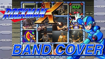 ロックマンXのBGMをバンドカバー！/ MEGAMAN X Medley - Band Cover