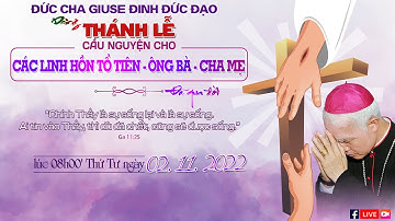 🔴( XLM Trực Tiếp ) ĐỨC CHA GIUSE Dâng Thánh Lễ Cầu Nguyện Cho TỔ TIÊN đã qua đời - Thứ Tư 02/11/2022