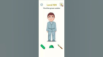 find the green soldier dop3 delete one part level 434